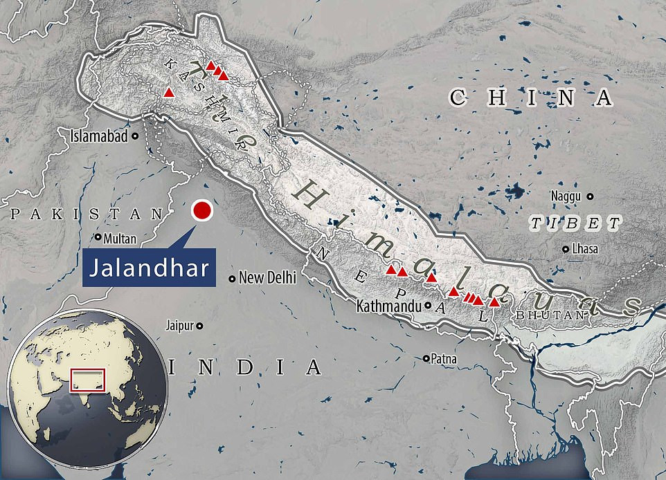 Nhìn thấy dãy Himalaya từ Ấn Độ nhờ phong tỏa chống dịch COVID - 19 ảnh 1