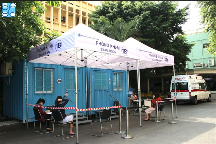 Bệnh viện hiến kế mô hình giảm nguy cơ lây nhiễm bệnh Covid-19 cho nhân viên y tế ảnh 2