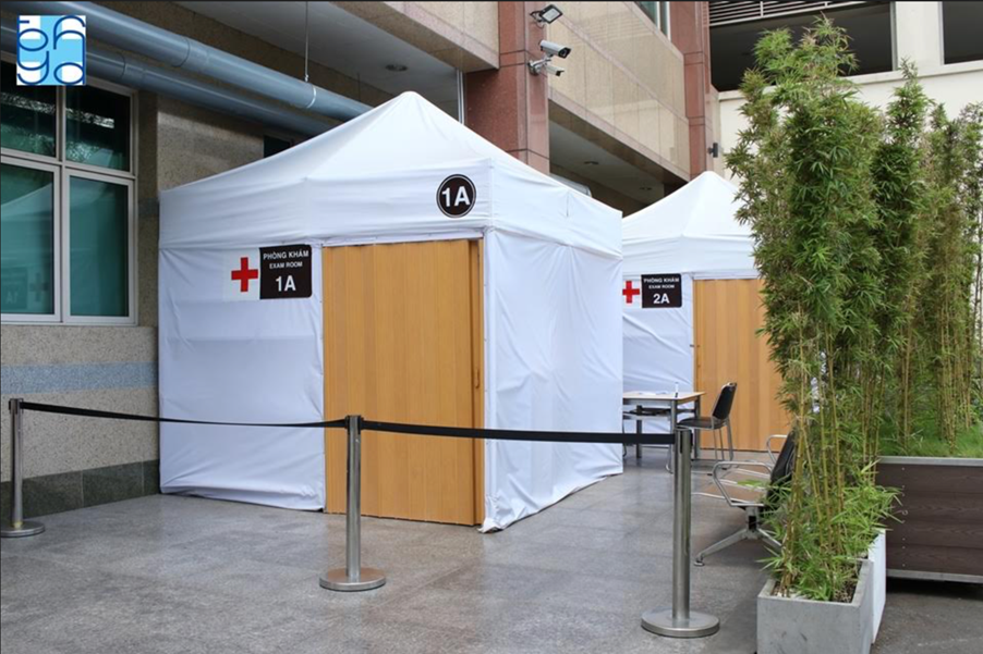 Bệnh viện hiến kế mô hình giảm nguy cơ lây nhiễm bệnh Covid-19 cho nhân viên y tế ảnh 1