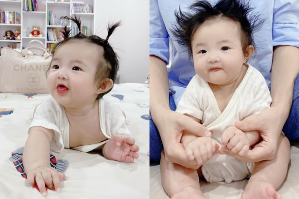 “Thế lực nhí” của V-Biz bất ngờ chiếm sóng hơn cả bố mẹ trên mạng xã hội ảnh 3