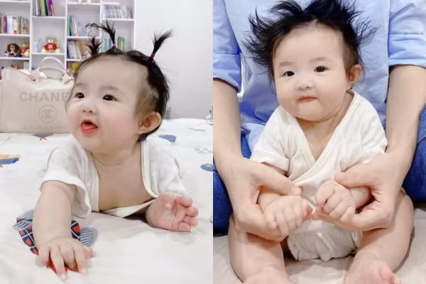 “Thế lực nhí” của V-Biz bất ngờ chiếm sóng hơn cả bố mẹ trên mạng xã hội ảnh 3