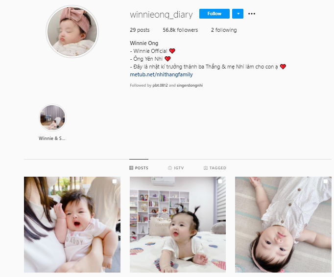 “Thế lực nhí” của V-Biz bất ngờ chiếm sóng hơn cả bố mẹ trên mạng xã hội ảnh 1