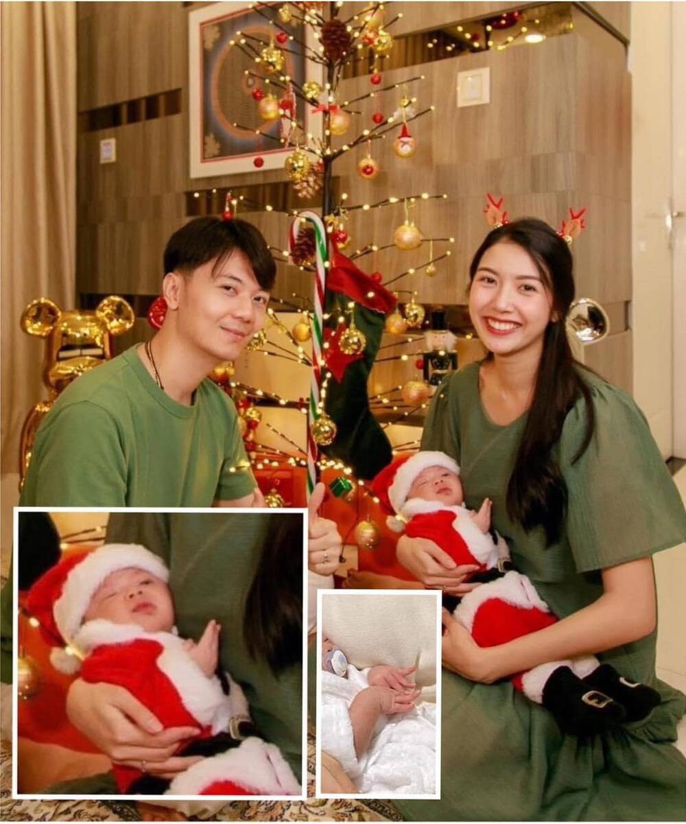 Hàng loạt sự trùng hợp từ đôi bàn tay nhỏ xinh mỗi lần chụp ảnh làm netizen phát cuồng. Nhóc tì nhà sao Việt chiếm spotlight ba mẹ khi lộ diện khiến fan “rụng tim” ảnh 10