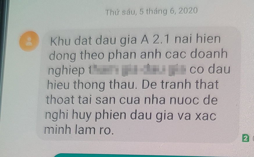 Đà Nẵng ngừng đấu giá đất hơn 300 tỷ vì tin nhắn tố 'thông thầu' ảnh 1
