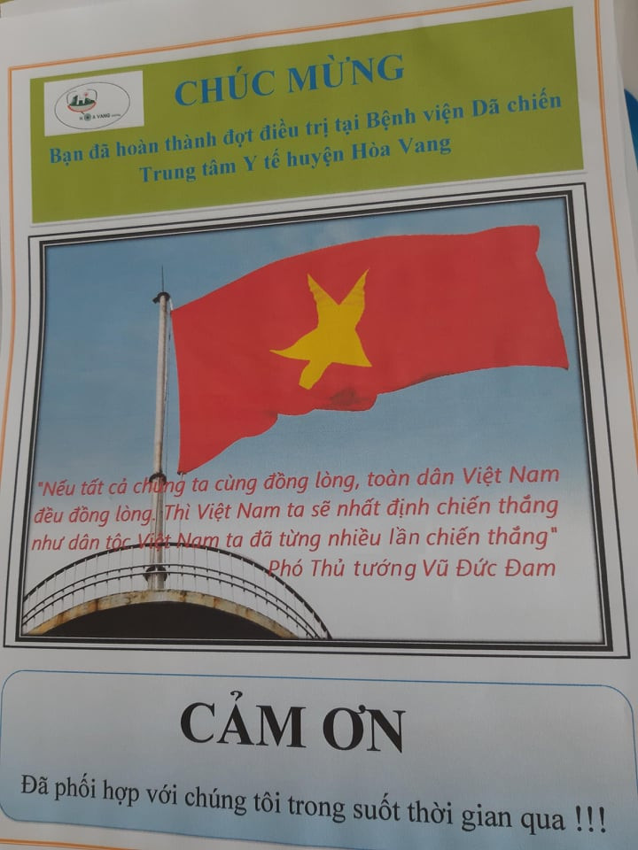 Bất ngờ 'tâm thư' Bệnh viện dã chiến gửi người chiến thắng COVID-19 trước giờ xuất viện ảnh 2