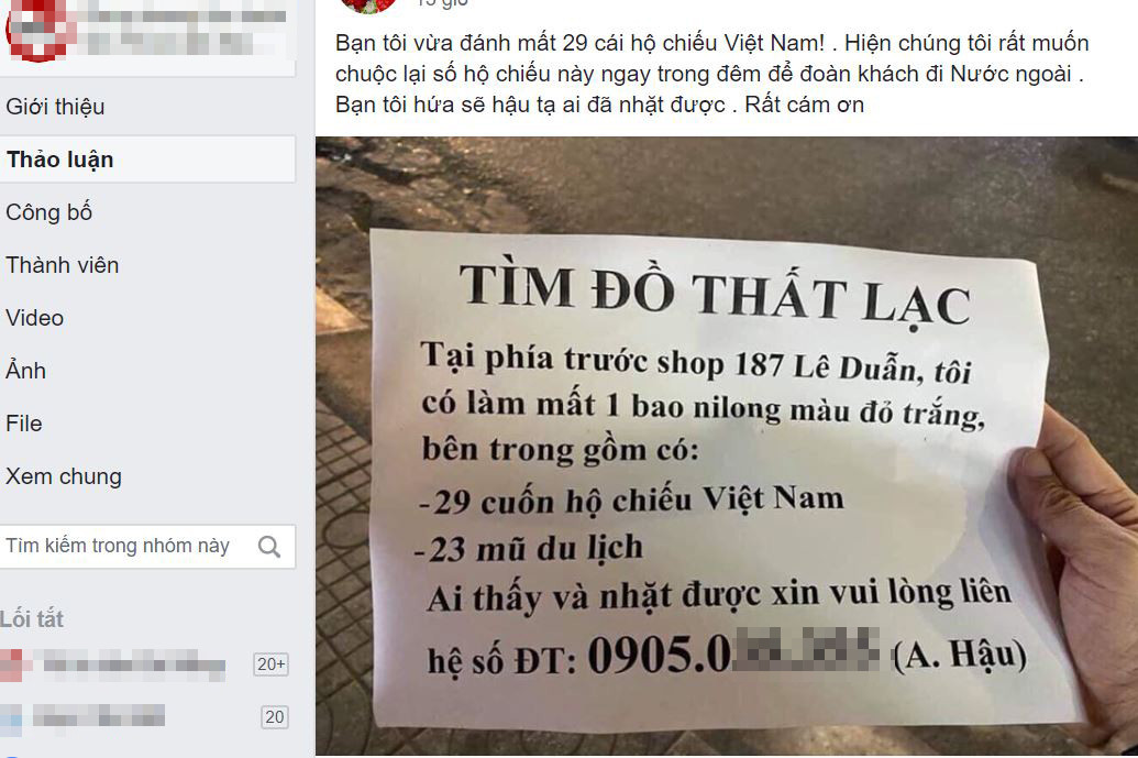 Bới tung bãi rác tìm 29 cuốn hộ chiếu cho du khách ảnh 1