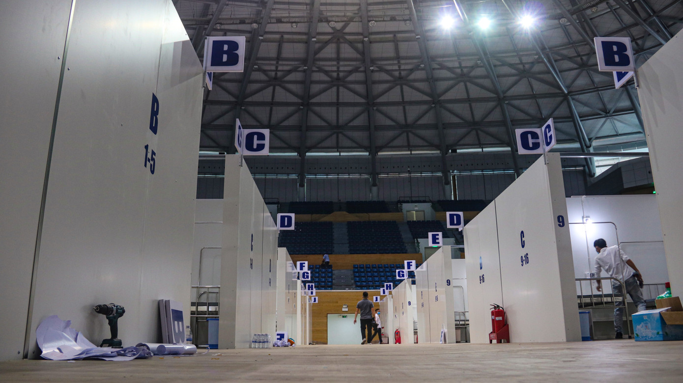 Bệnh viện dã chiến 700 giường hoàn thành sau 4 ngày 'thần tốc' thi công ảnh 5