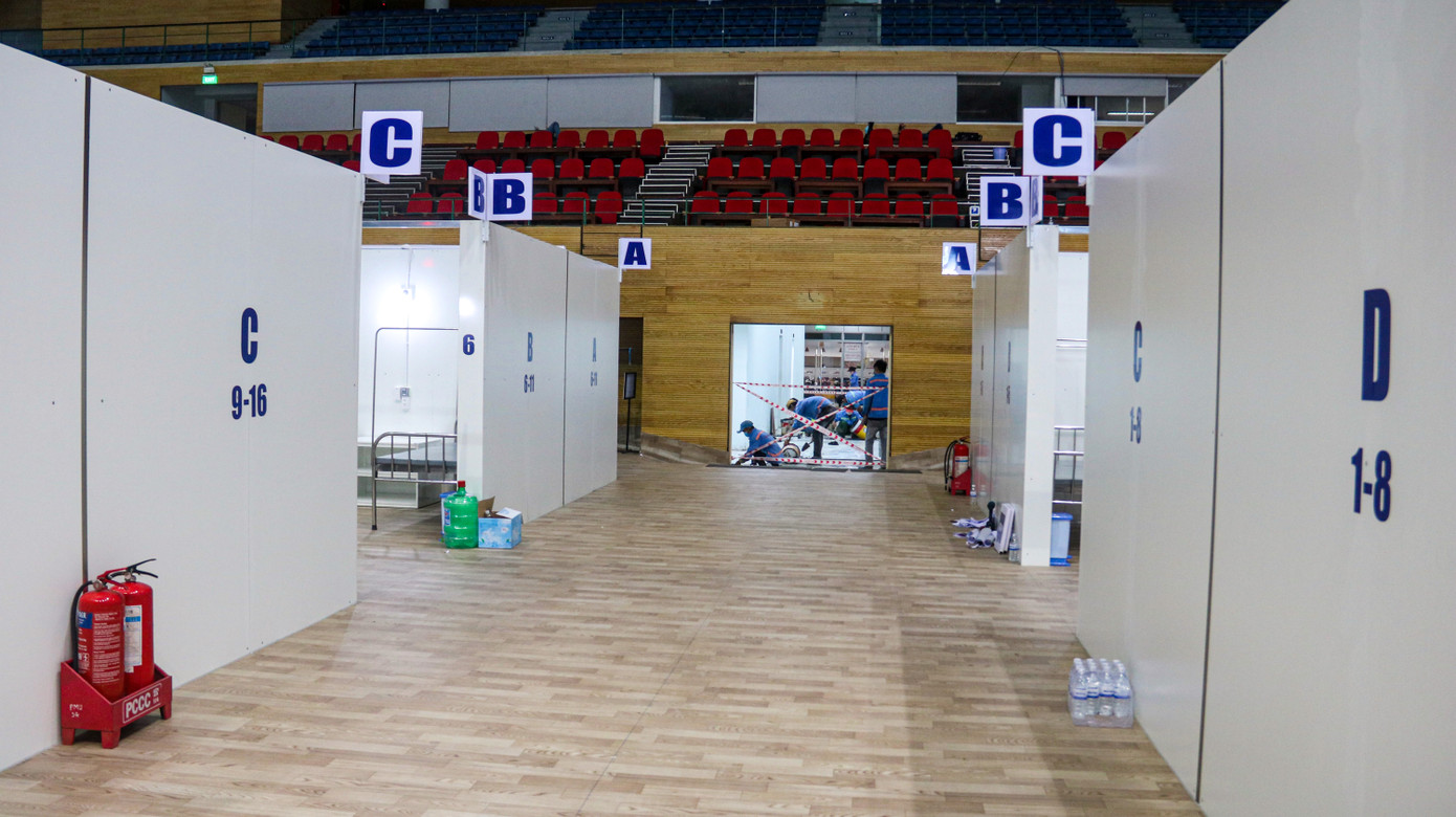 Bệnh viện dã chiến 700 giường hoàn thành sau 4 ngày 'thần tốc' thi công ảnh 13