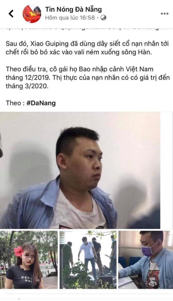 Tung tin sai vụ thi thể trong vali, chủ facebook Tin Nóng Đà Nẵng bị xử lý ảnh 1