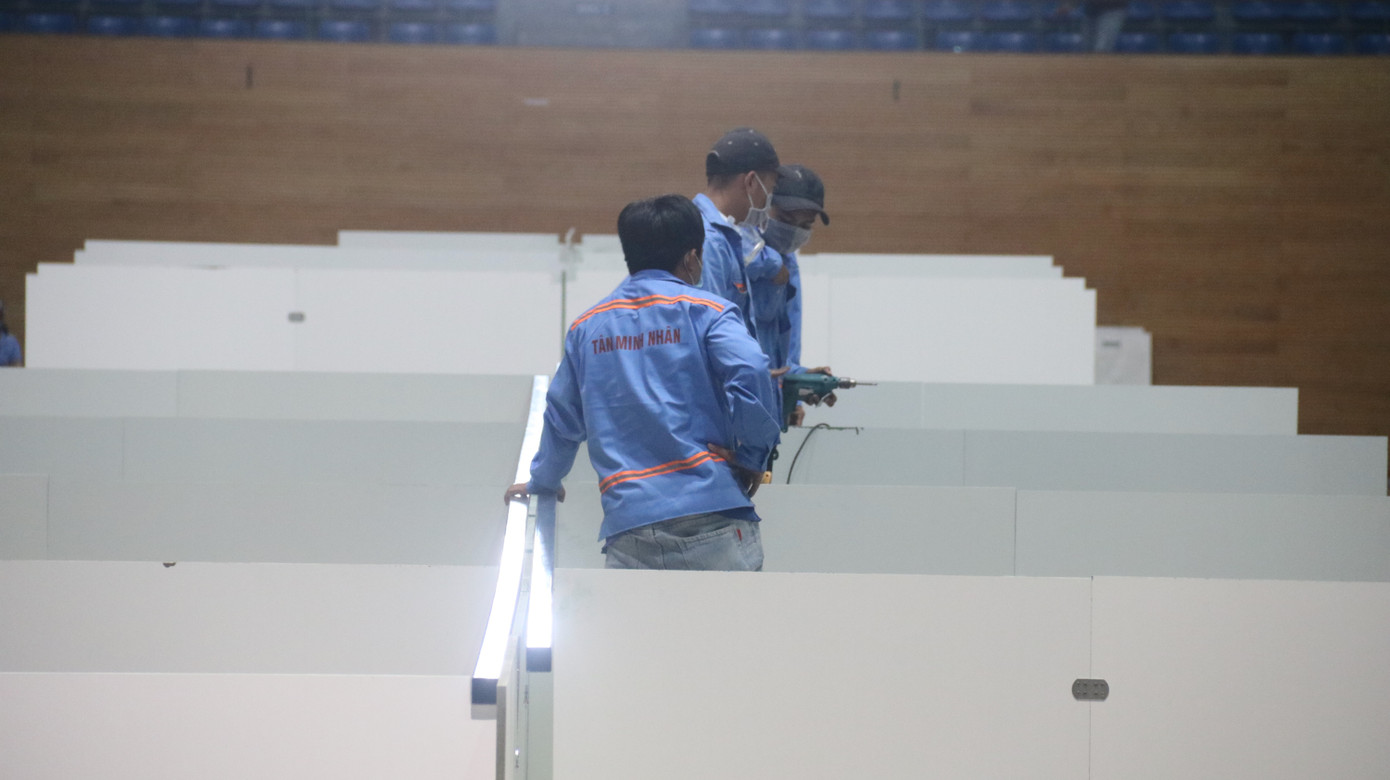 4 ngày ‘biến’ Cung thể thao rộng 94 nghìn m2 thành bệnh viện dã chiến ảnh 7