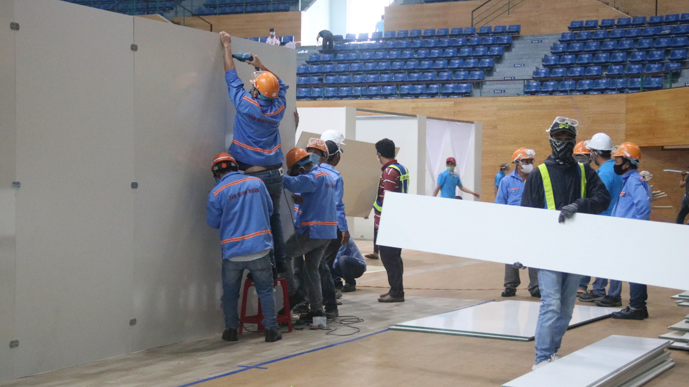 4 ngày ‘biến’ Cung thể thao rộng 94 nghìn m2 thành bệnh viện dã chiến ảnh 4