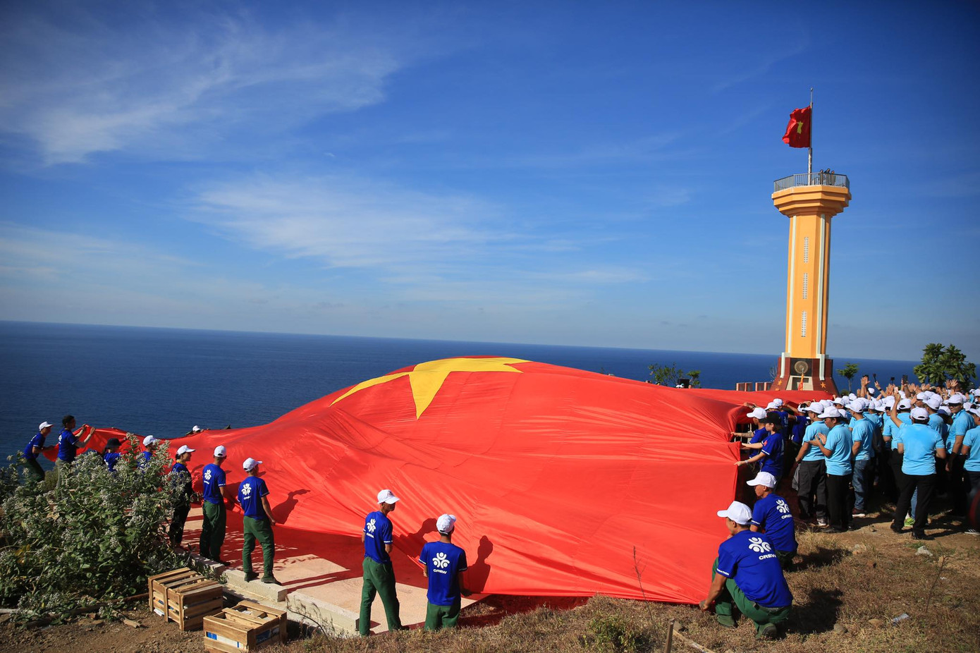 Trang nghiêm Lễ thượng cờ trên đảo Lý Sơn ảnh 15