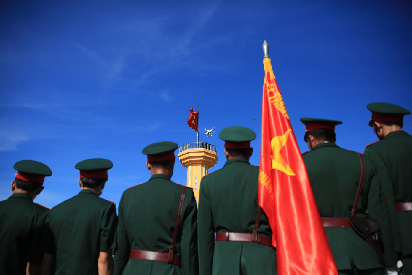 Trang nghiêm Lễ thượng cờ trên đảo Lý Sơn ảnh 8