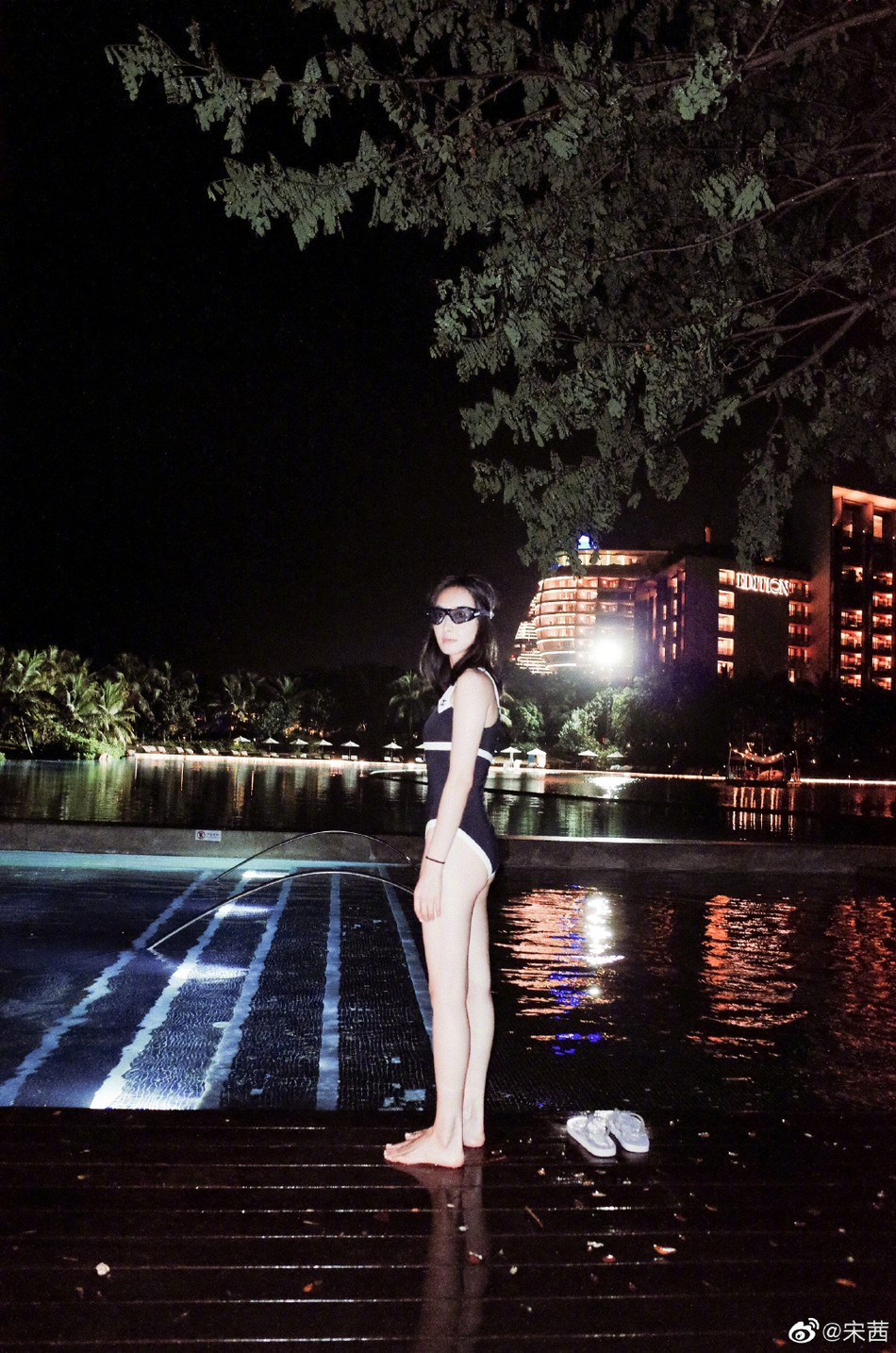 Bị chê già và béo, ‘Nữ thần Kim Ưng’ Tống Thiến tung loạt đồ bơi đáp trả dư luận ảnh 7