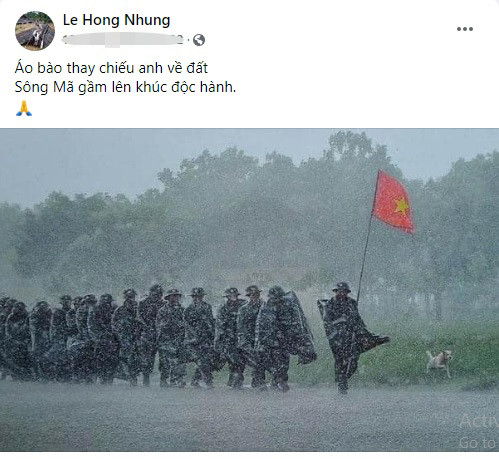 Nghệ sĩ Việt đau buồn tiễn biệt các chiến sĩ, người dân thiệt mạng do mưa lũ ảnh 2