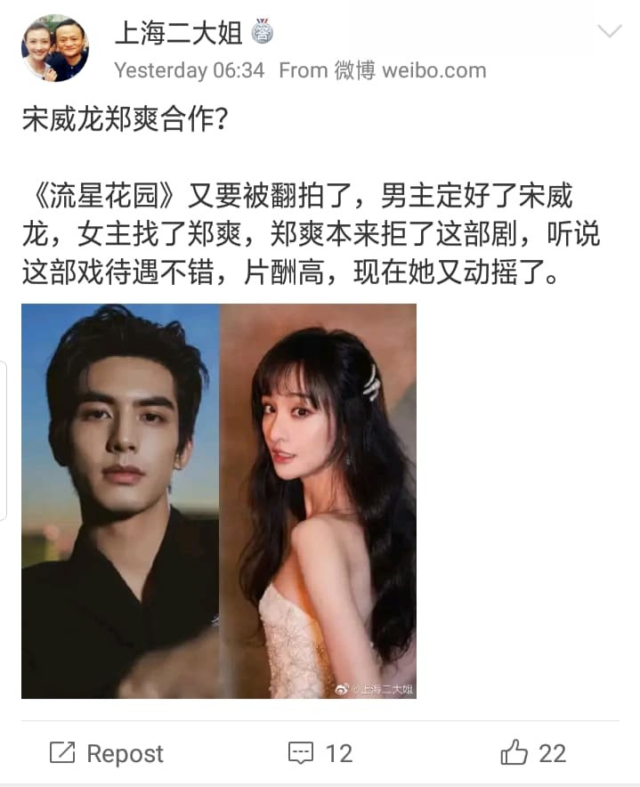 “Vườn Sao Băng” remake - nữ chính gọi tên Trịnh Sảng, netizen chỉ biết lắc đầu ngao ngán ảnh 3