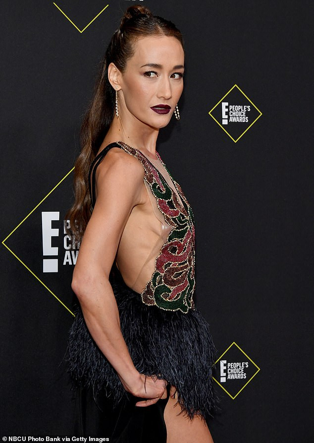 Sao nữ gốc Việt Maggie Q diện váy xẻ ngực đến eo ảnh 2