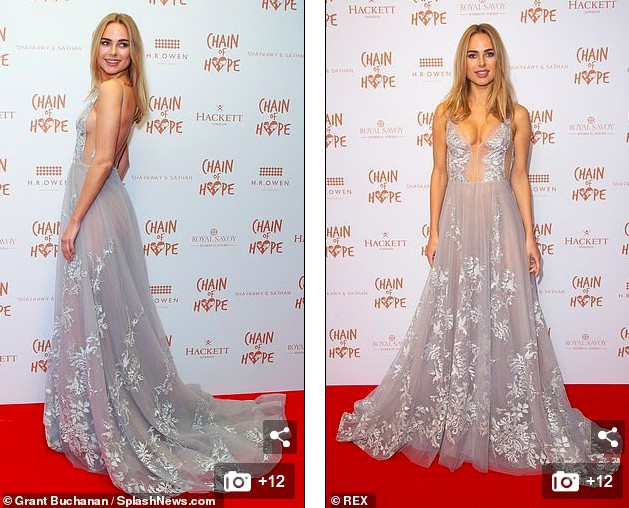 Không nội y, siêu mẫu áo tắm 9x mặc váy xuyên thấu lộ ngực trần gây choáng ảnh 3