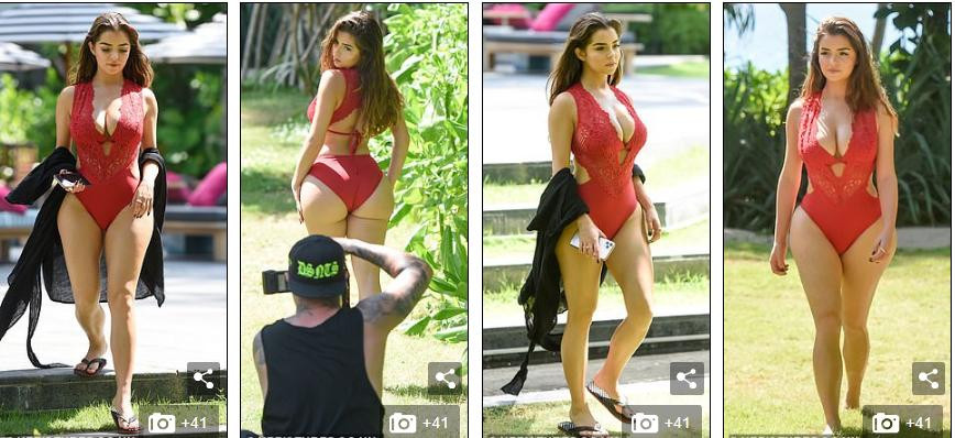 'Nữ hoàng nội y' nước Anh khoe 3 vòng bốc lửa ảnh 7