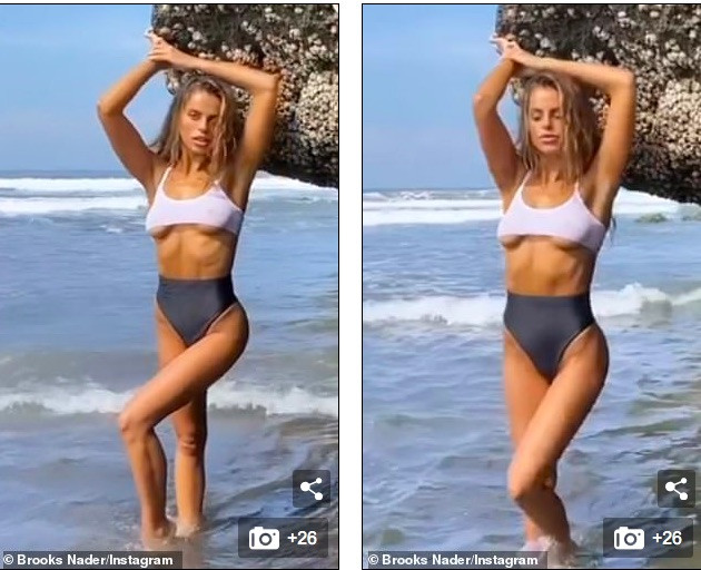 Hậu trường chụp hình cực 'nóng' của Rookie Brooks cho tạp chí áo tắm danh tiếng ảnh 3