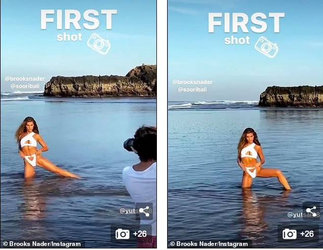 Hậu trường chụp hình cực 'nóng' của Rookie Brooks cho tạp chí áo tắm danh tiếng ảnh 4