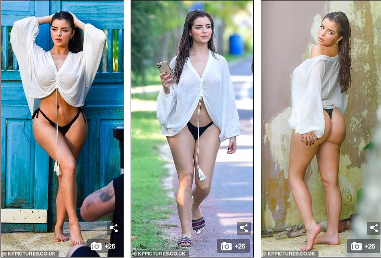 Không chỉ quý ông, chị em cũng phải mê mệt ngắm vẻ hững hờ này của Demi Rose ảnh 1