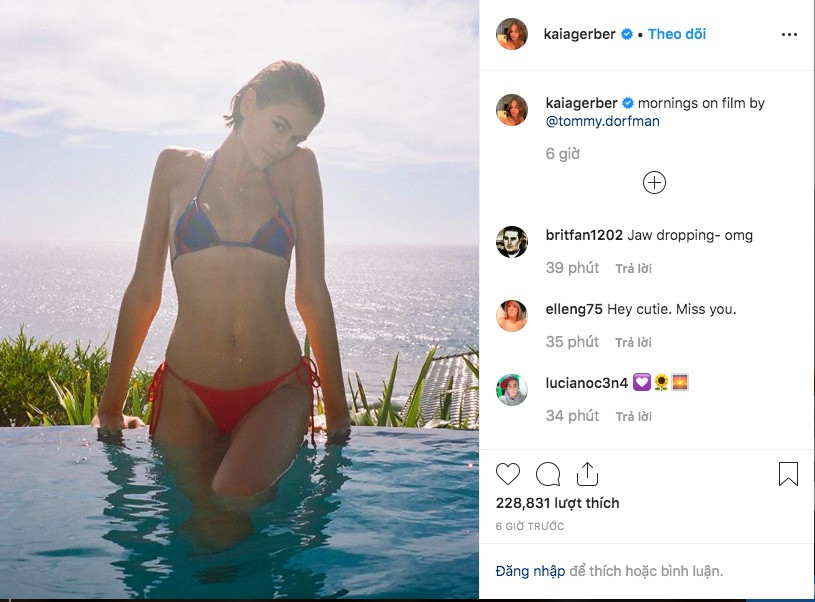 Con gái siêu mẫu 18 tuổi của Cindy Crawford khoe ảnh bikini tuyệt đẹp ảnh 1