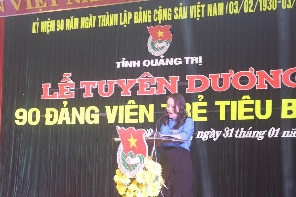 Quảng Trị tuyên dương ‘90 Đảng viên trẻ tiêu biểu’ ảnh 2