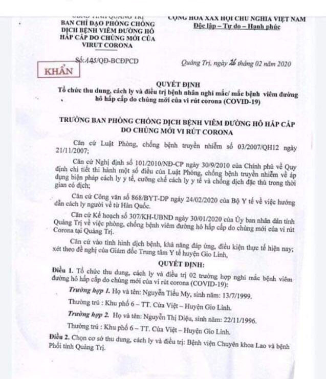 Gửi mẫu máu của hai cô gái trở về từ Hàn Quốc xét nghiệm tìm Covid-19 ảnh 2