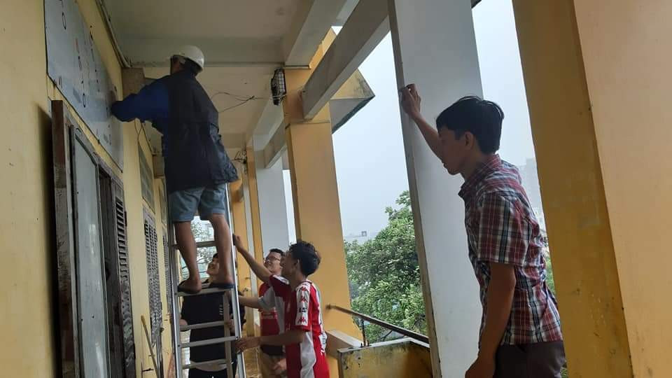 Các trường ứng phó kịp thời, đảm bảo an toàn cho sinh viên trước “siêu bão” số 9 ảnh 1