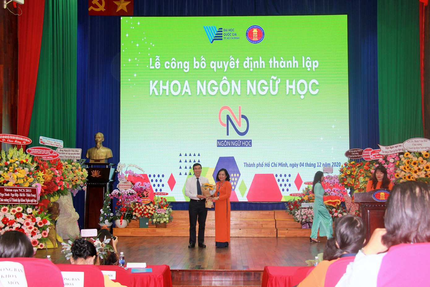 Sinh viên Ngôn ngữ học, trường ĐH KHXH&NV (ĐHQG TP. HCM) có “nhà mới”. ảnh 1