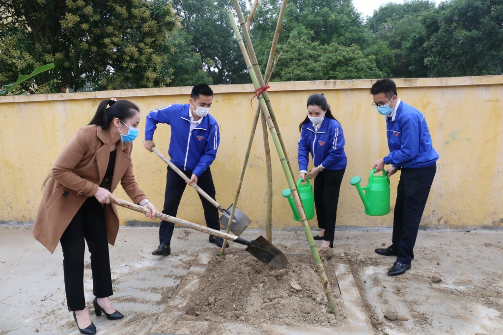 Tuổi trẻ Thủ đô trồng 15.000 cây xanh trong Tháng Thanh niên ảnh 3