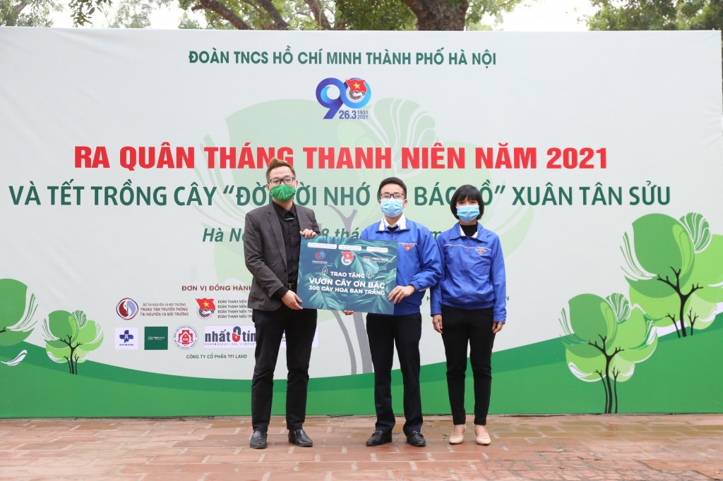 Tuổi trẻ Thủ đô trồng 15.000 cây xanh trong Tháng Thanh niên ảnh 5