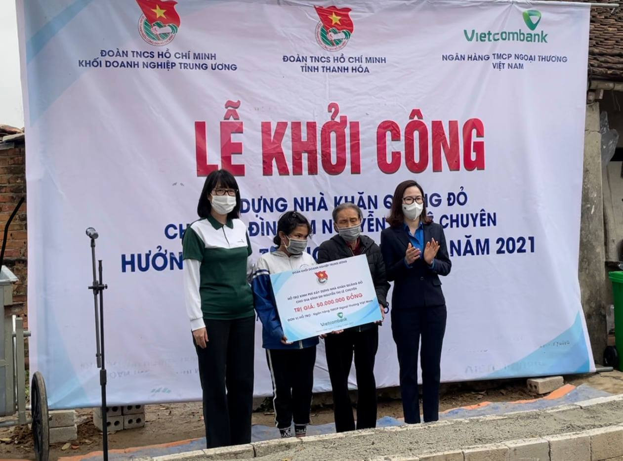 Xây nhà Khăn quàng đỏ cho 2 học sinh nghèo tại Thanh Hoá ảnh 1