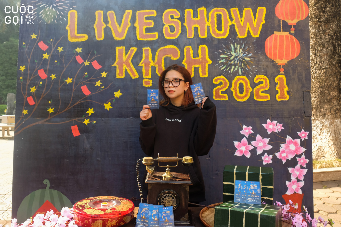 Sinh viên trường Báo háo hức chào Xuân cùng Photobooth “Lời chưa nói” ảnh 3