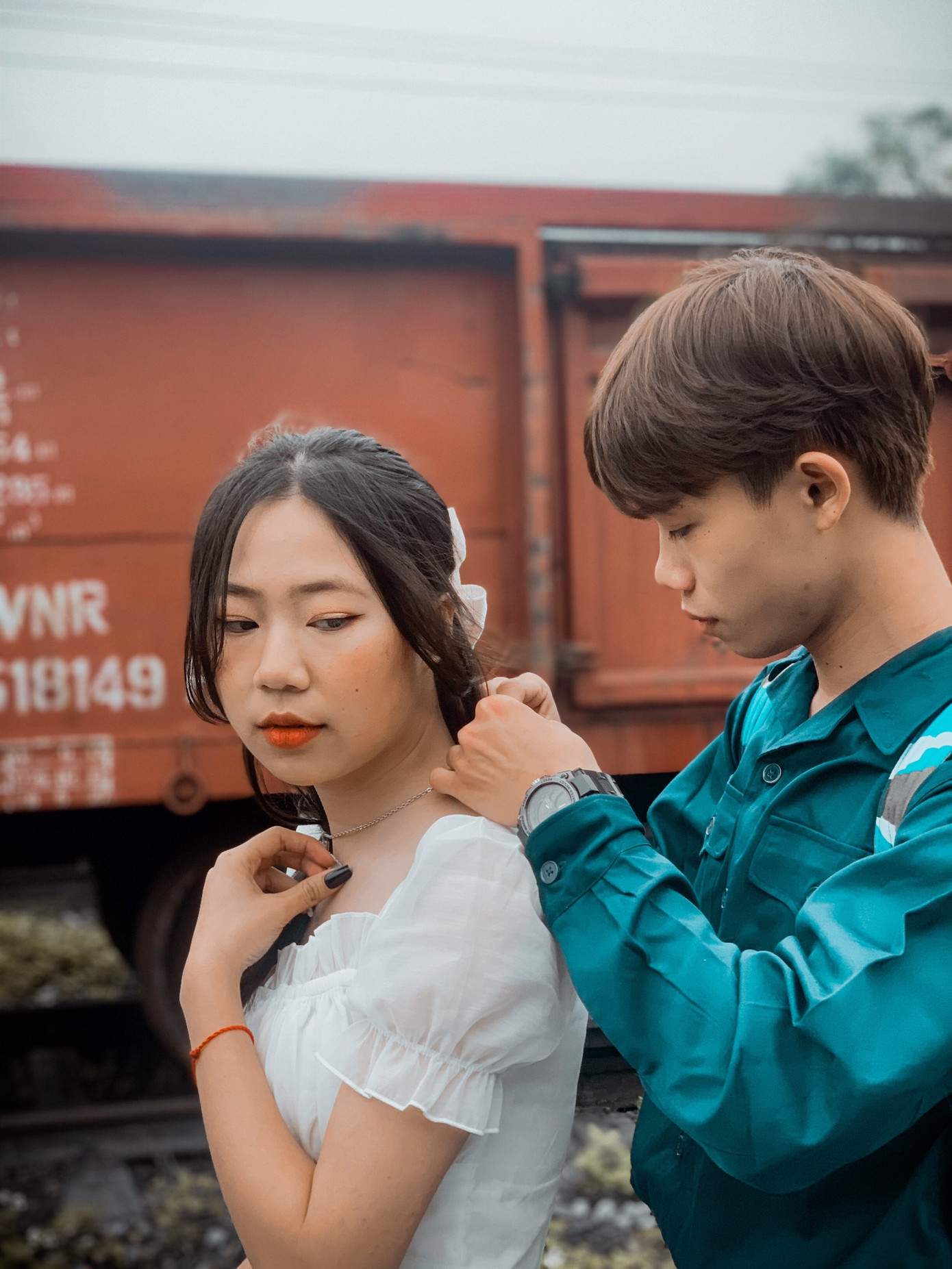 Bộ ảnh ‘Tiễn người yêu lên đường nhập ngũ’ của đôi bạn đến từ Quảng Ninh ảnh 14