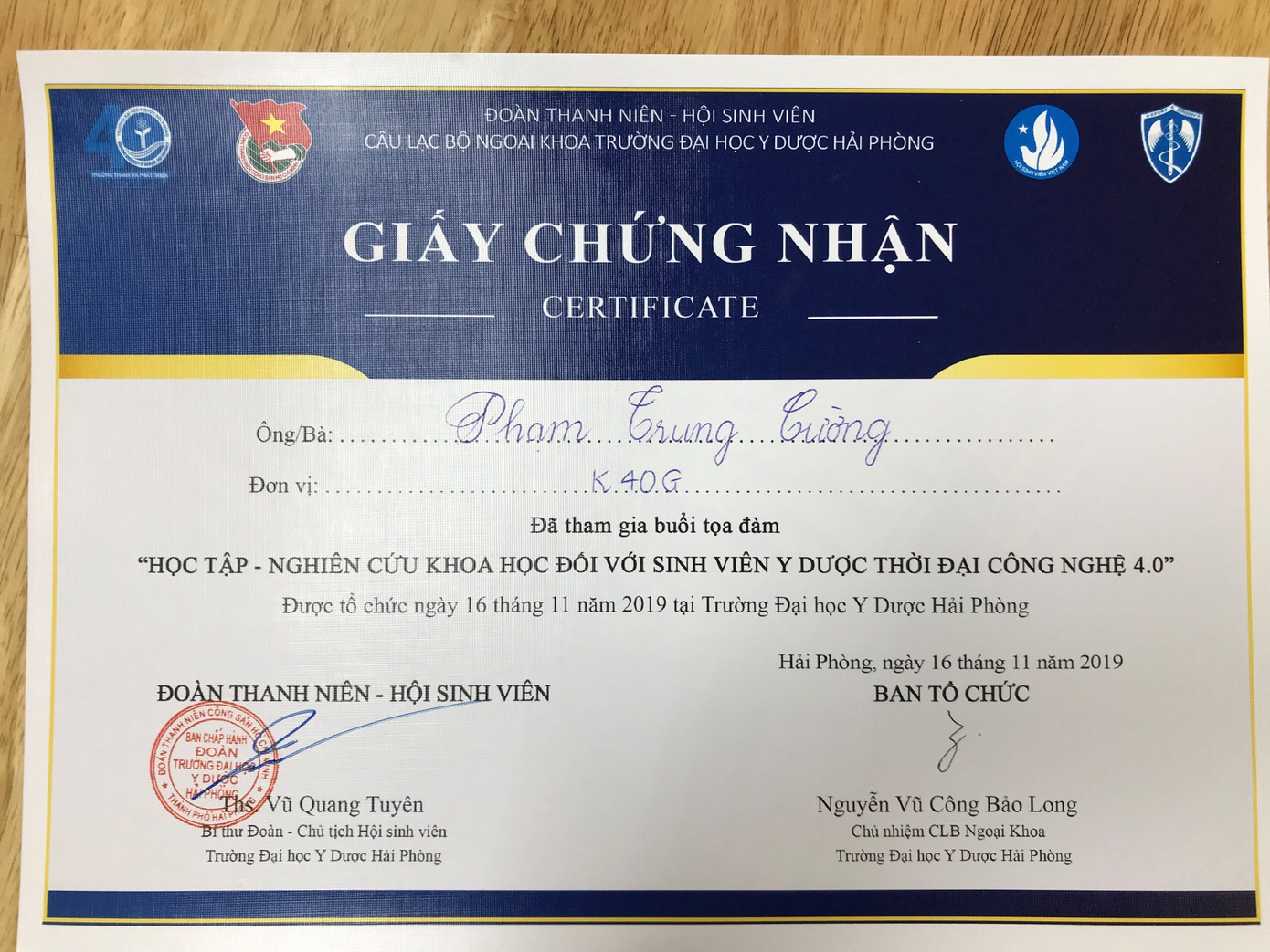 Ước mơ là một bác sĩ có tâm có tài trong tương lai của nam sinh 22 tuổi quê Hải Dương ảnh 5