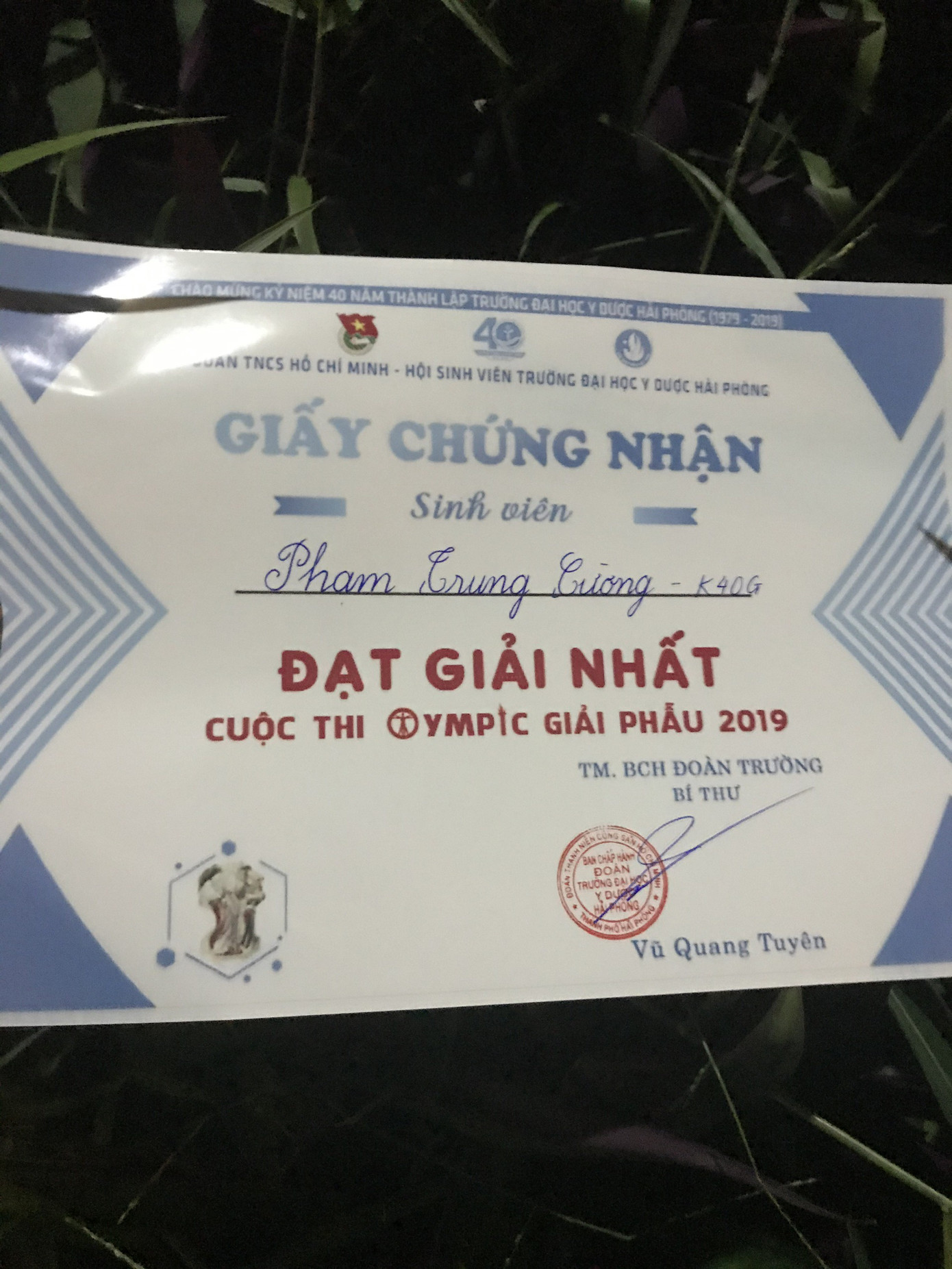 Ước mơ là một bác sĩ có tâm có tài trong tương lai của nam sinh 22 tuổi quê Hải Dương ảnh 4