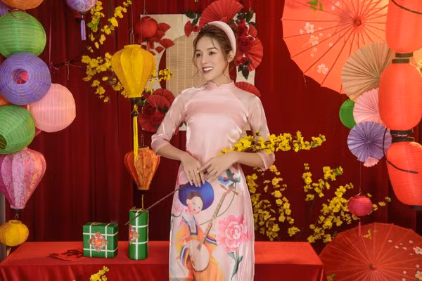 Nàng thơ 2K duyên dáng trong bộ ảnh chào Xuân ảnh 5
