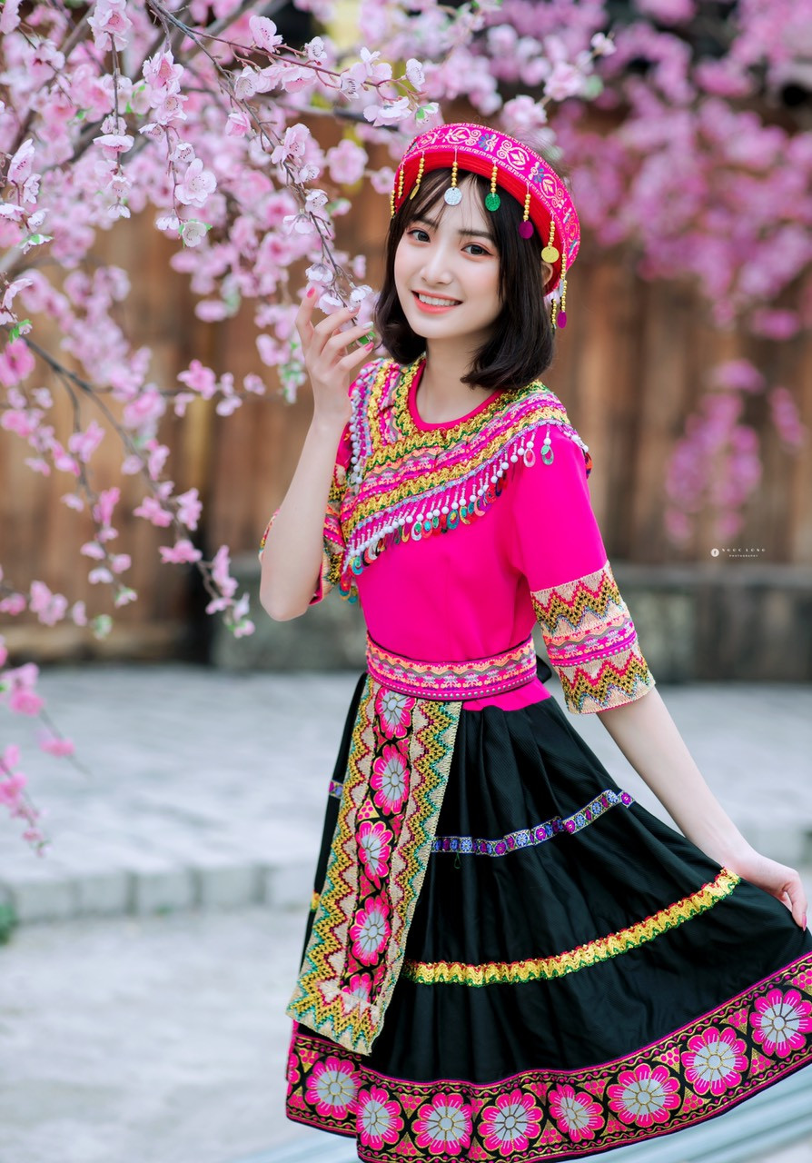 Hot girl Nam Định ‘hóa’ thiếu nữ H’Mông rạng rỡ đón Xuân ảnh 1