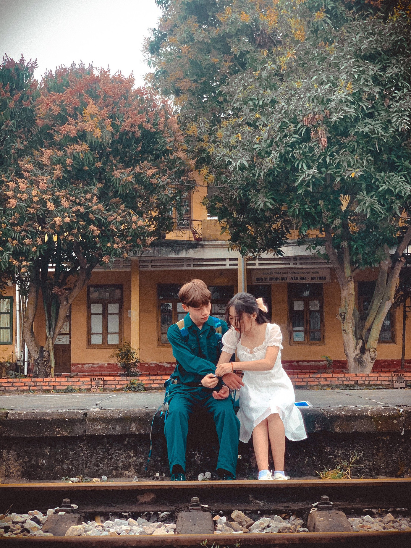 Bộ ảnh ‘Tiễn người yêu lên đường nhập ngũ’ của đôi bạn đến từ Quảng Ninh ảnh 2