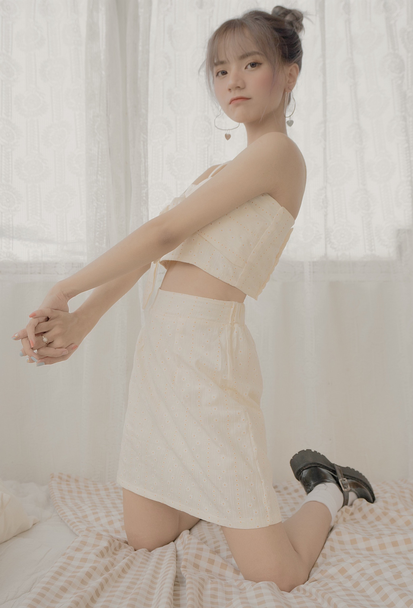 Ngắm nhìn vẻ đẹp ngọt ngào tựa kẹo bông của cô nàng An Giang Huỳnh Nhy ảnh 9