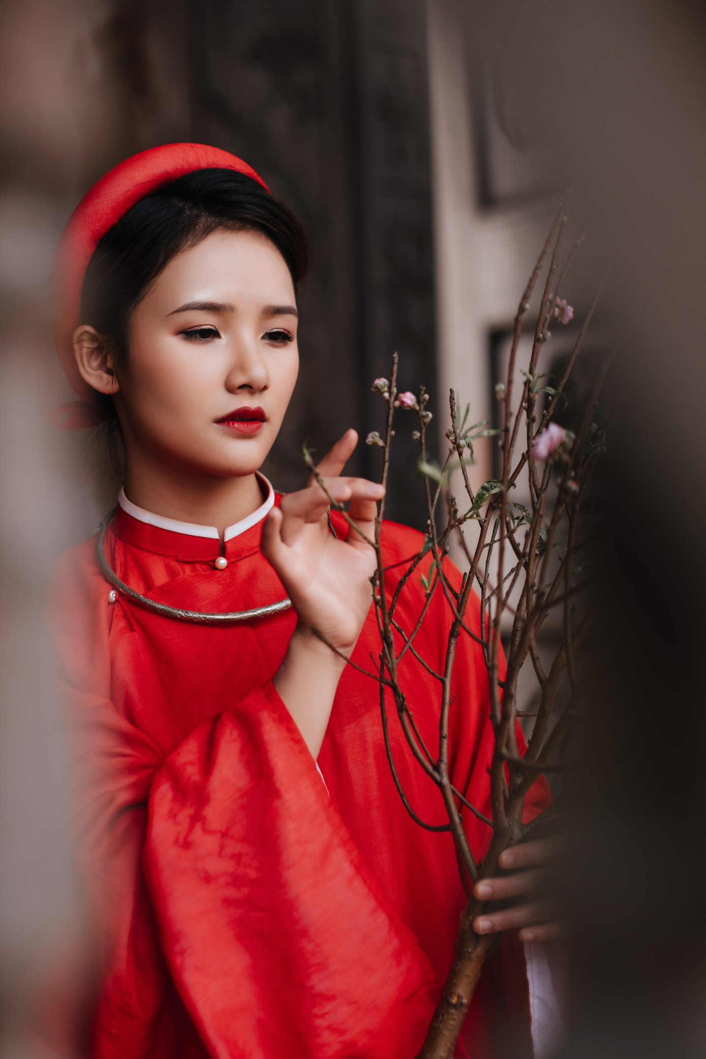 Ngất ngây trước vẻ đẹp đậm chất cổ xưa của Mai Yến trong bộ Cổ phục Việt Nam ảnh 5