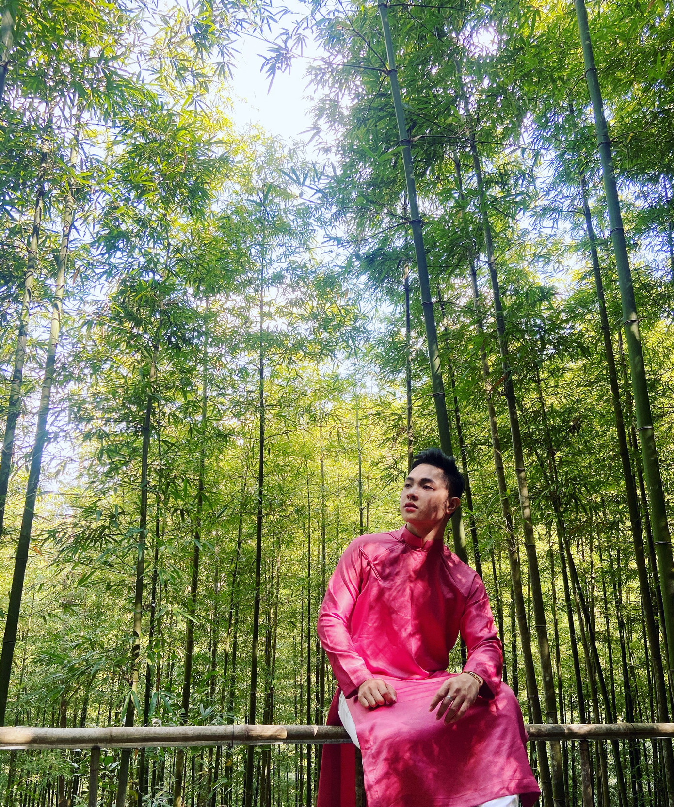 “Mãn nhãn” với bộ ảnh áo dài tuyệt đẹp của nam sinh Yên Bái ảnh 1