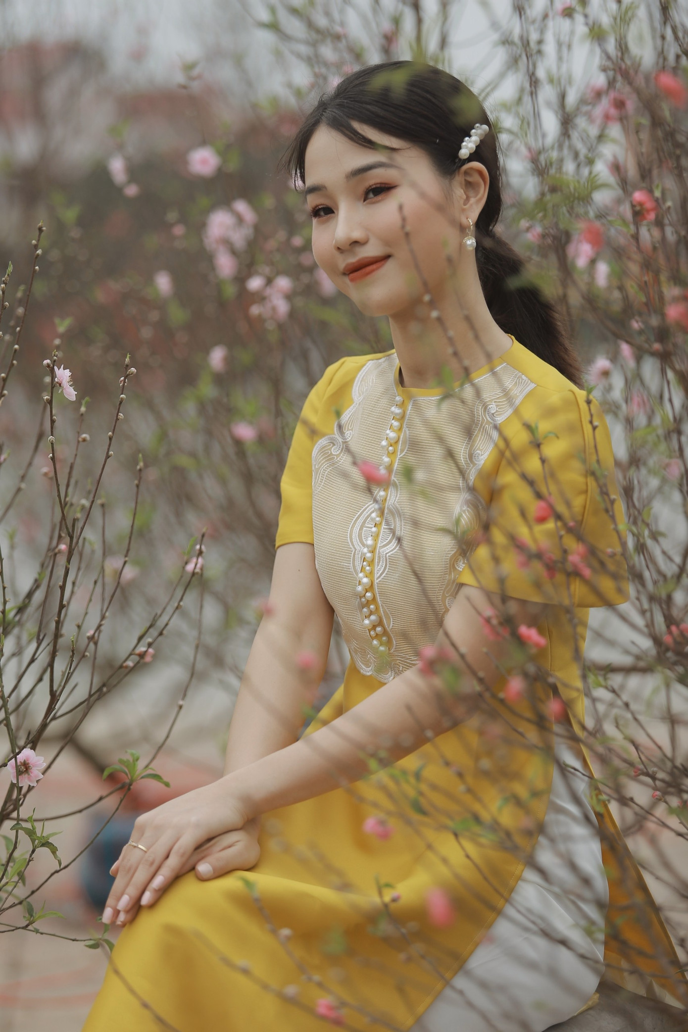 Á khôi du lịch Hà Tĩnh rạng ngời trong phiên chợ Xuân ảnh 1