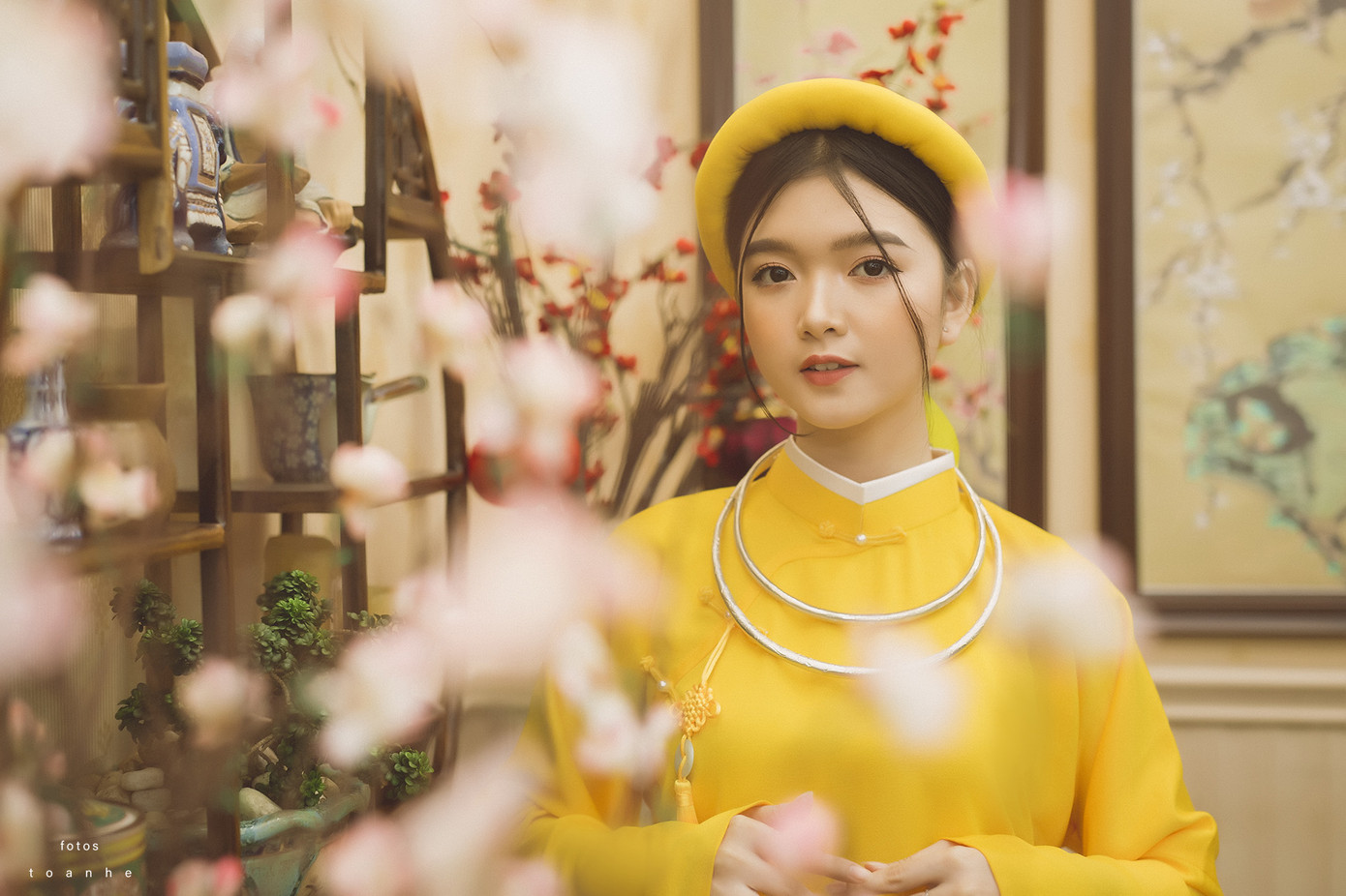 Nữ sinh thanh tao trong cổ phục Việt đón xuân ảnh 3