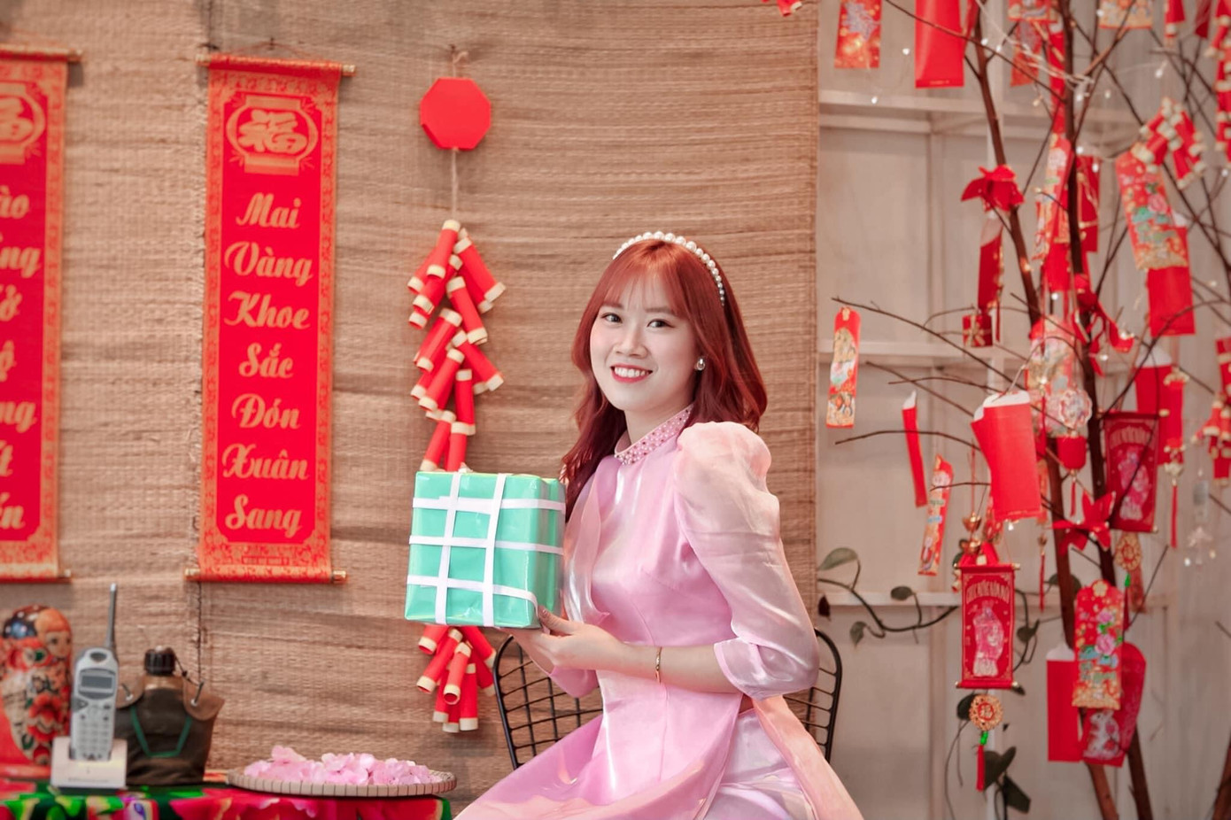 Thiếu nữ xứ Quảng trong áo dài truyền thống những ngày đầu Xuân ảnh 3