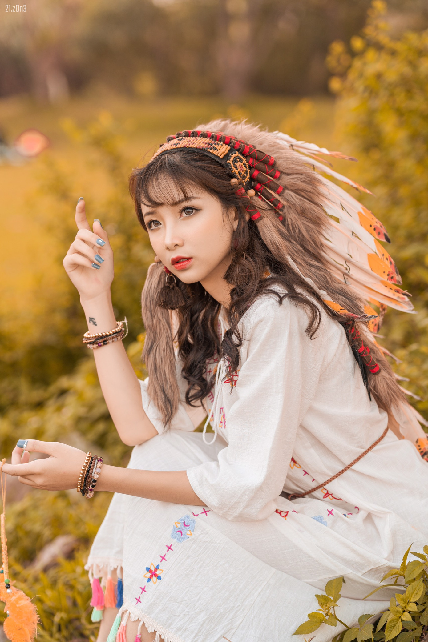 Hồn nhiên và phóng khoáng, cô gái 19 tuổi gây ấn tượng với bộ ảnh Bohemian ảnh 2