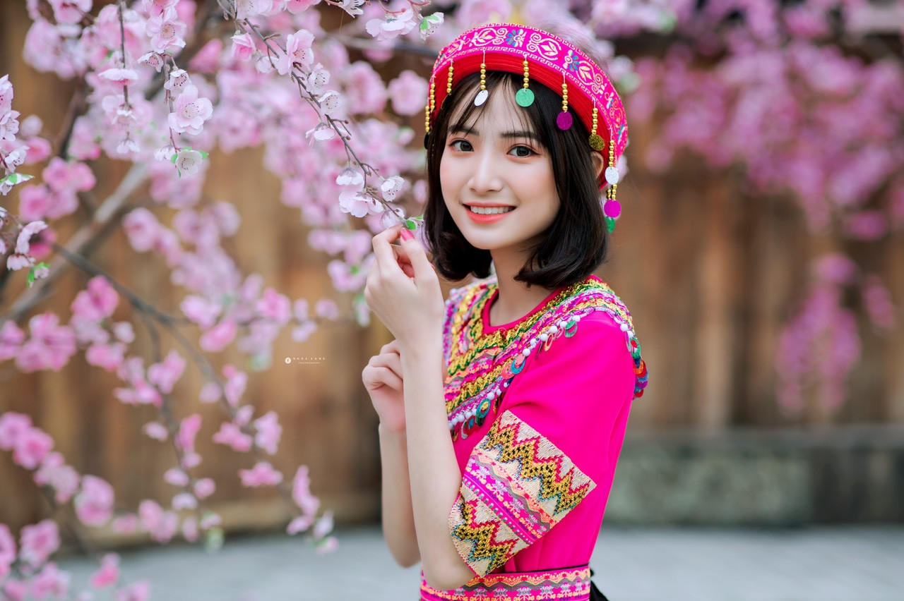 Hot girl Nam Định ‘hóa’ thiếu nữ H’Mông rạng rỡ đón Xuân ảnh 2