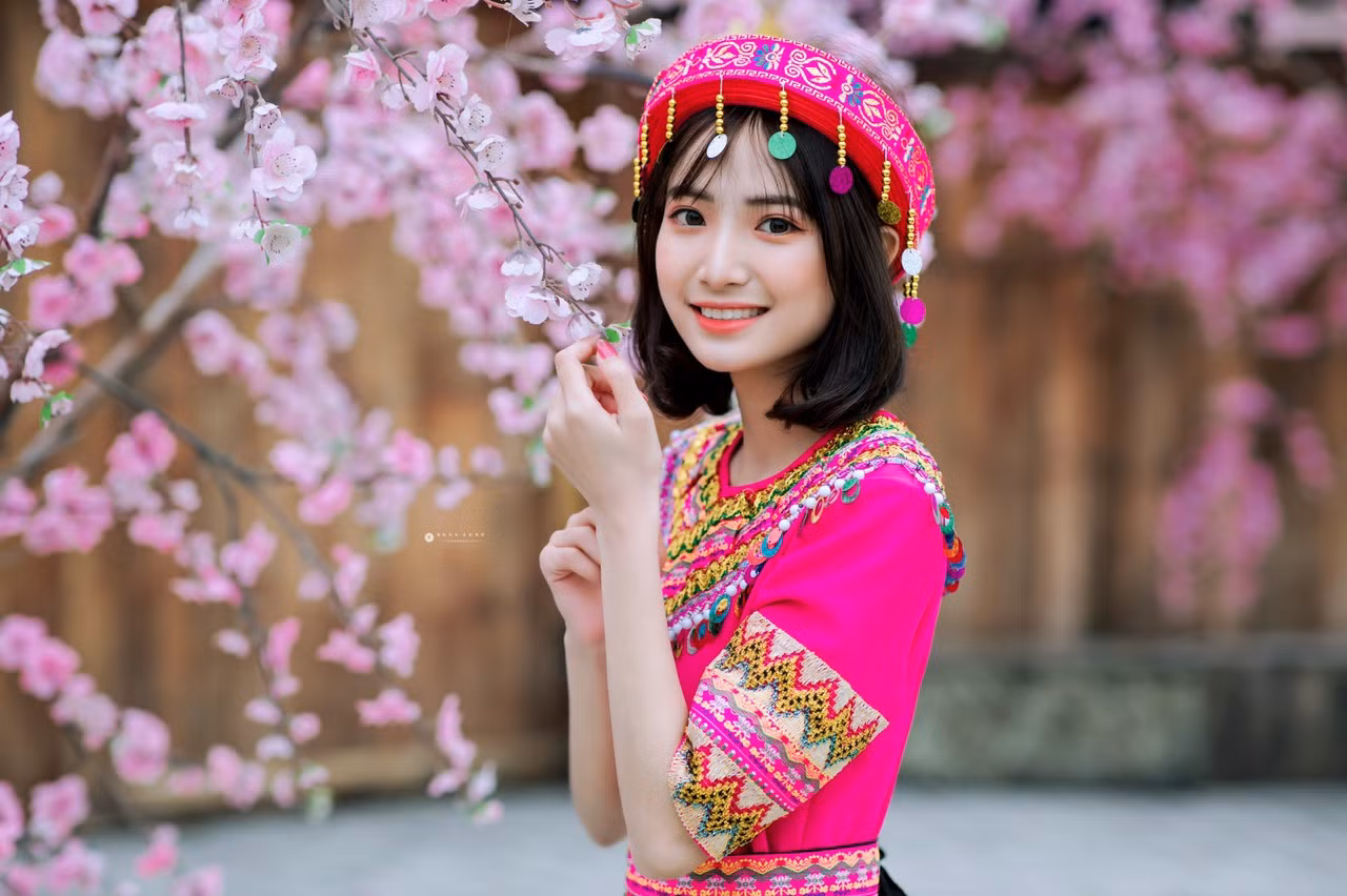 Hot girl Nam Định ‘hóa’ thiếu nữ H’Mông rạng rỡ đón Xuân ảnh 2